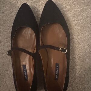 Margaux Mary Janes - black suede sz 39 -never worn